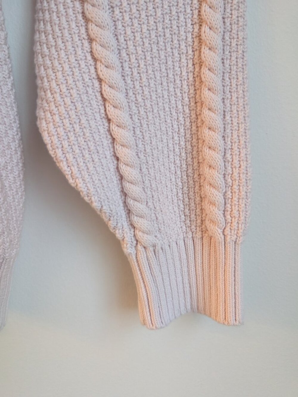 SUNDAY BEST (Aritzia) Cable Knit Oversized Sweater | Medium - Picture 5 of 8